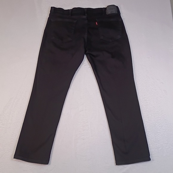 Levis 511 Slim Fit Jeans Mens 38x30 Black Denim Pants Stretch - Picture 3 of 16